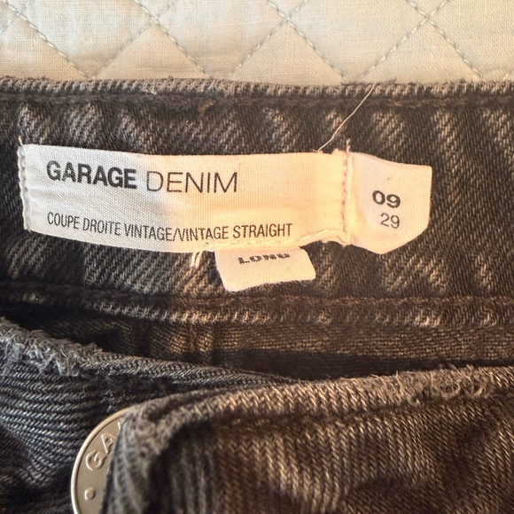 Garage Charcoal Straight Leg Jeans - Picture 4 of 4